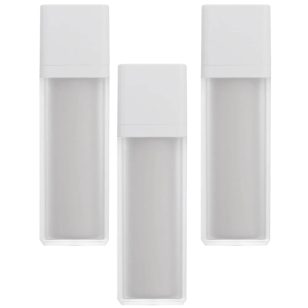 

3Pcs/4pcs 15ml/30ml/50ml Cosmetic Jar Pump Bottle Refillable Empty Travel Lotion Pump Containers Cream Vacuum Press Pump Bottles