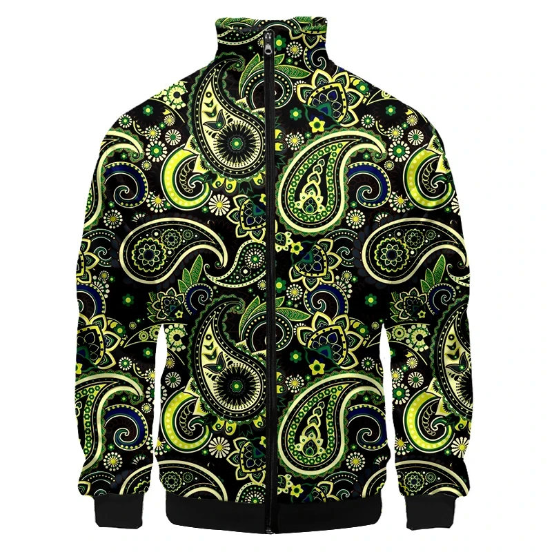 thumbnail image 1 of Nueva chaqueta de lujo con estampado dorado para hombre y mujer, chaqueta bomber para hombre y mujer, chaqueta con bolsillos y cremallera, abrigo de manga larga, chaquetas de primavera, 1 of 5