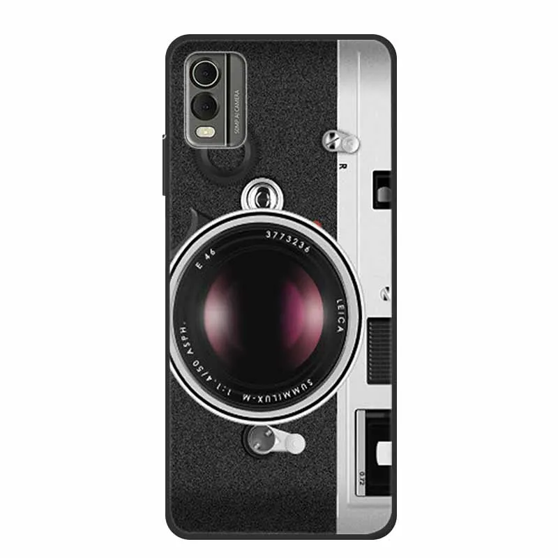 Luxury TPU Soft Silicone Back Cover with Lovely Floral Design - Shockproof Phone Protector