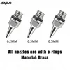 Airbrush 0.2/0.3/0.5mm Nozzle&Needle Replacement Tool Accessories Kit for Many Types of Airbrush Replacement Repair Parts 3