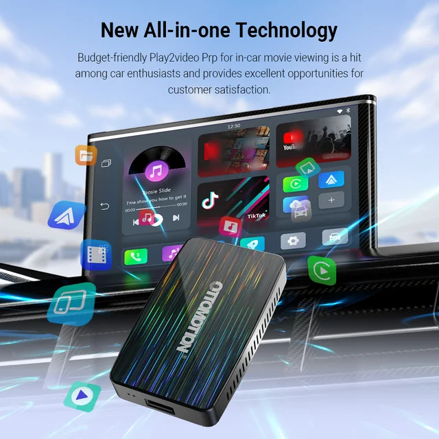 Play2Video Pro Wireless CarPlay Android Auto All-in-one