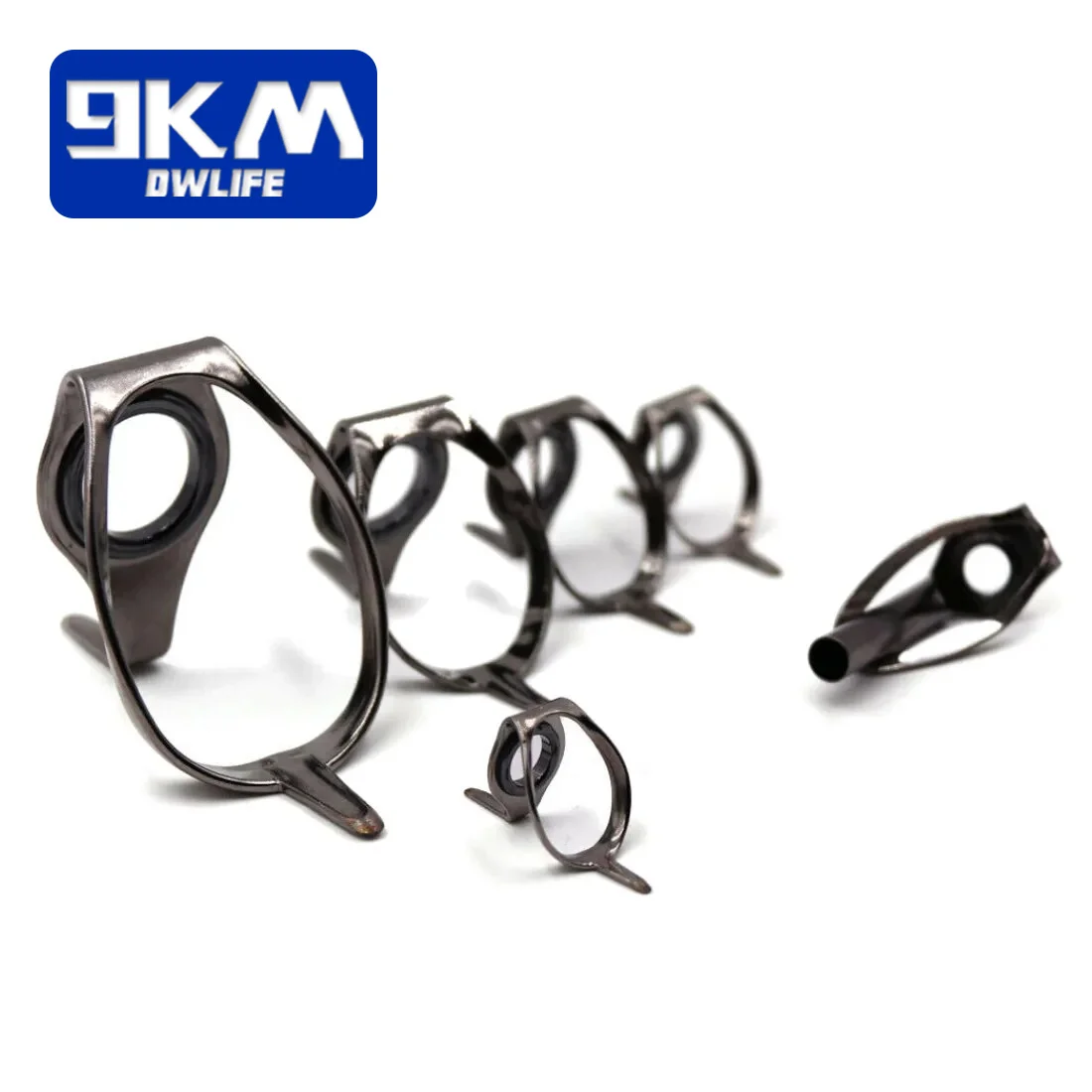 Fishing Rod Guides 6Pcs for Fishing Rod Tip Repair