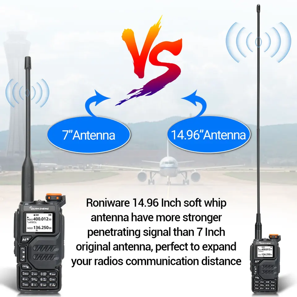 Antenne NA771 Quansheng Talkie walperforé UV K5, radio portable, AM, FM, station de commutateur