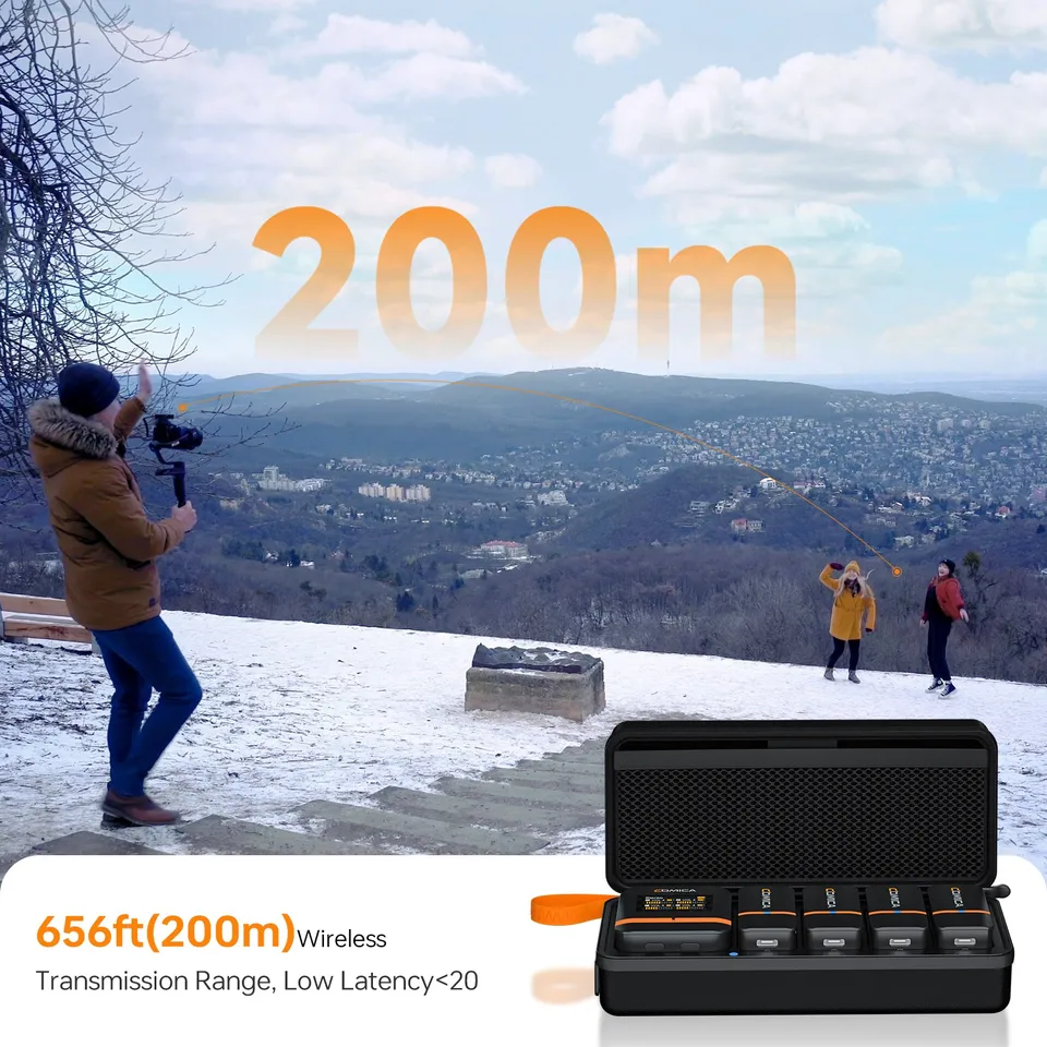 COMICA Vimo Q 4チャンネルミニワイヤレスマイク ワイヤレスラベリア