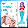 4 Pieces Mermaid Dive Toys Mermaid Bath Toys Colorful Mermaid Pool Toys Swimming Pool Games for Toddlers Boys Girls Teens Adults 2