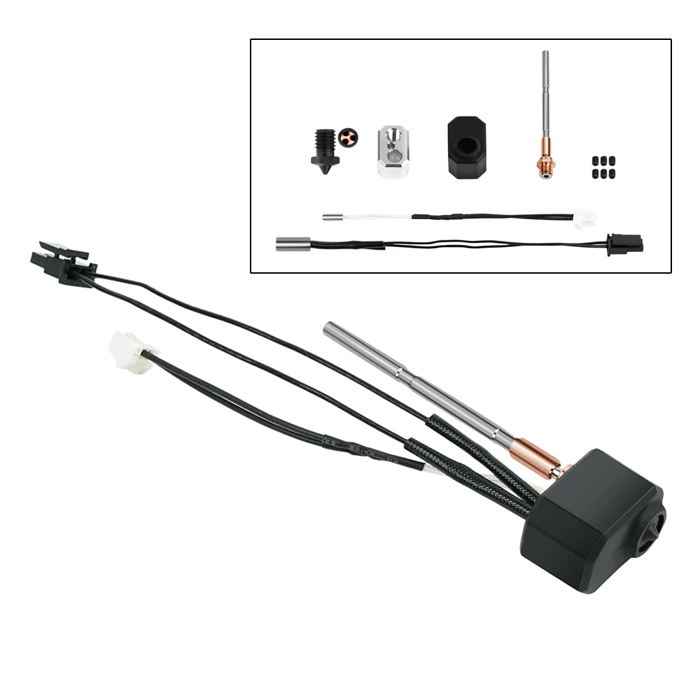Kit Hotend Para Prusa I3 MK4/XL - Incluye Cartucho 24V 40W, Termistor, Boquilla De Acero Endurecido 0.4mm