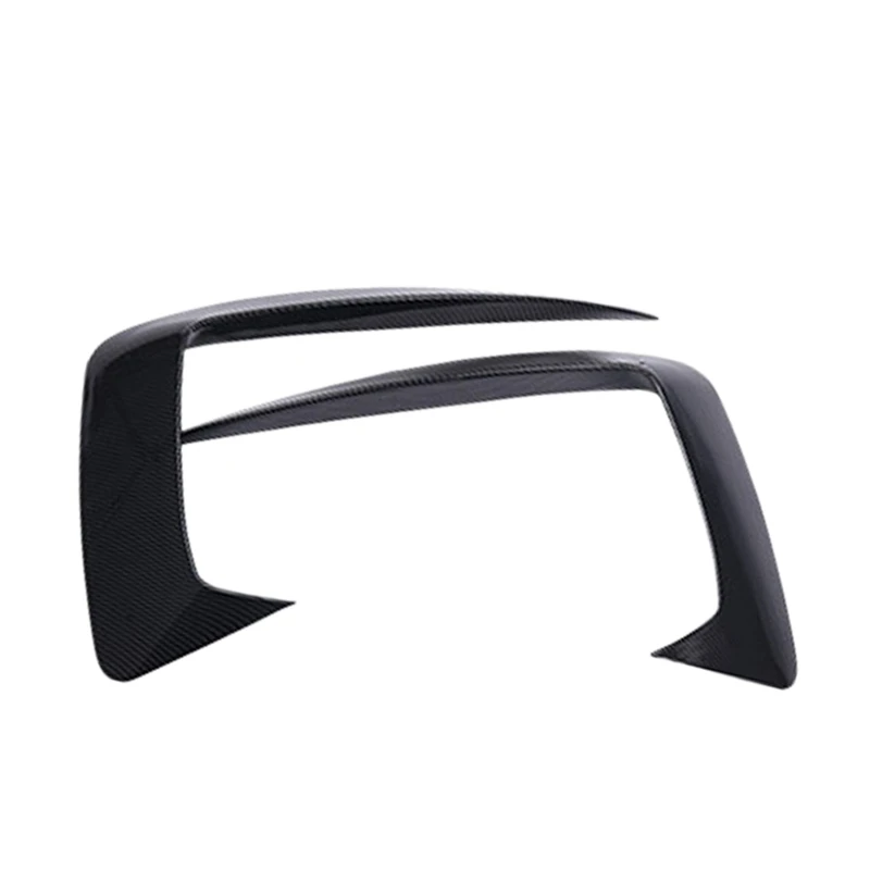 

Carbon Fiber Front Bumper Lip Splitter Fog Light Eyebrow Cover Trim For-AUDI A6L C8 2019 2020