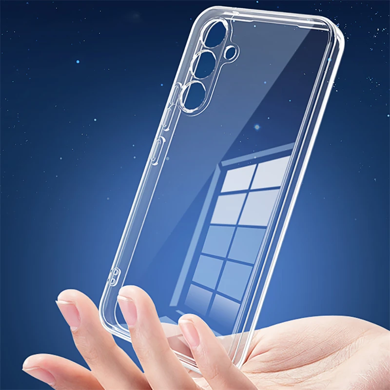 Transparent Protective Phone Cover - Shockproof and Scratch-Resistant