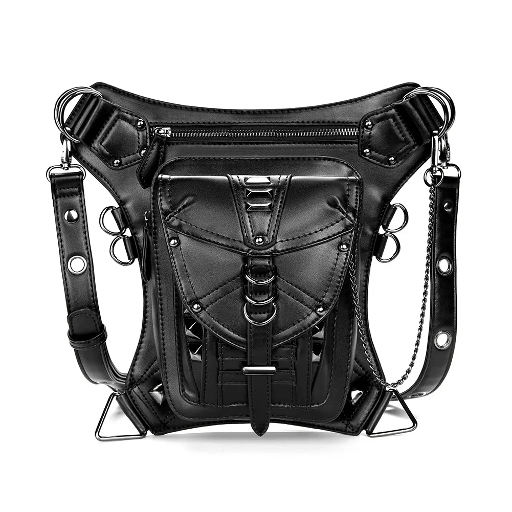 

Steampunk Men Women's Bag Single Shoulder Messenger Bag Women's Bag Outdoor Leisure Mobile Phone Waist Bag Banana Fanny Pack Sac