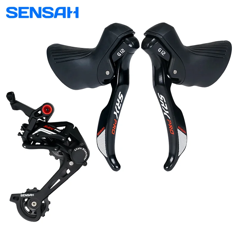 

SENSAH 1x12 Speed Gravel Groupset SRX PRO G12 2023 Models 12s with Shifter Rear Derailleurs for Gravel Bike New