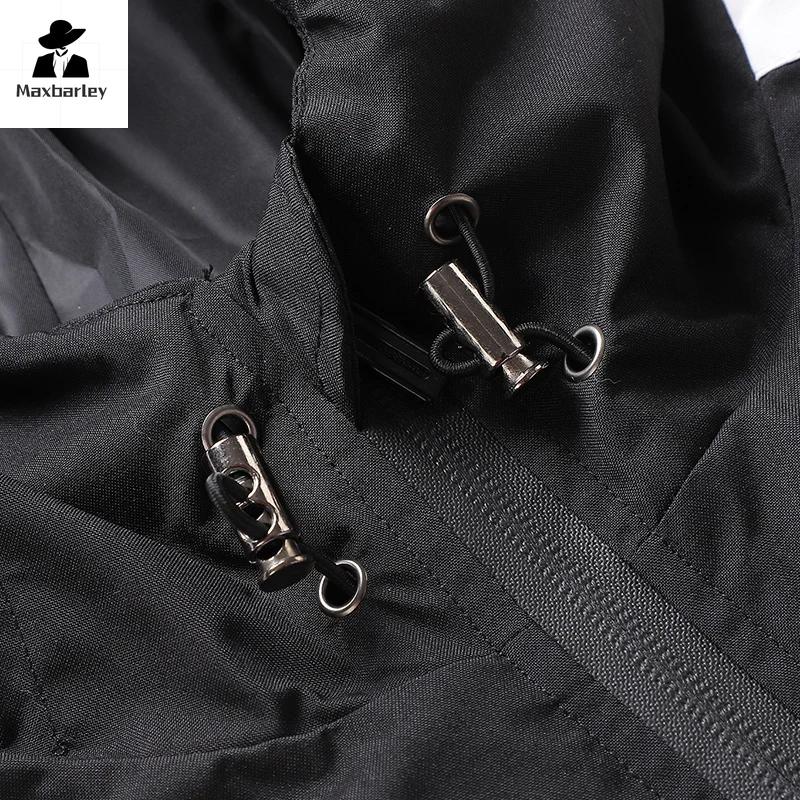 Windbreaker Men's And Women's Outdoor Camping Jacket Autumn Multifunctional Waterproof Lightweight Hooded Coat Men's Gorpcore
