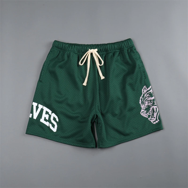Summer New Men\'s Shorts Sports Casual Mesh Shorts Gym Sports Fitness Quick Dry Breathable Five Point Pants Outdoor Beach Pants