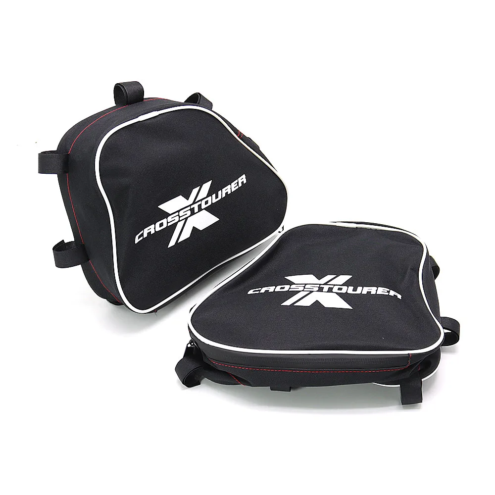 Sepasang Tas Tahan Air Tas Perbaikan Tas Penempatan untuk Honda CROSSTOURER Crosstourer VFR1200X 12-20 Bingkai Sepeda Motor Bar
