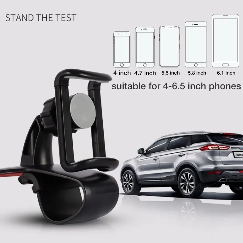 Car Phone HolderEasy Clip Mount Stand Panel Multi Functional Universal Dashboard GPS Navigation Bracket Holder