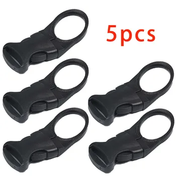 5pcs Water Bottle Holder Clip Outdoor Nylon Climb Carabiner Belt Backpack Hanger Camp Carabiner Belt Clip