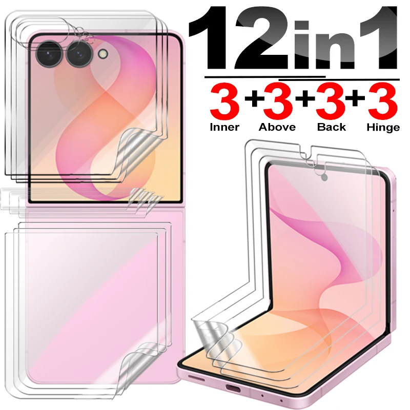 Hydrogel HD Soft Screen Protector Set (4-12 Pieces)