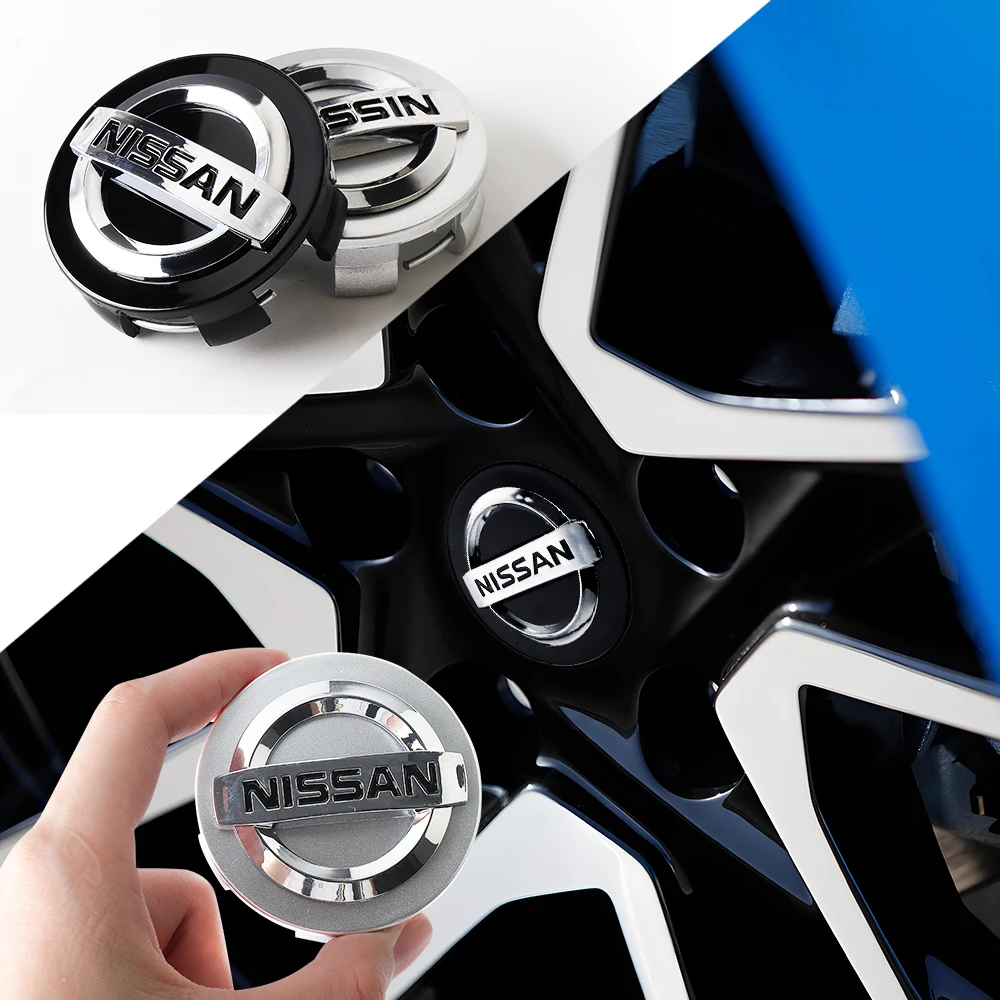 4PCS 60/54MM Auto Rad Center Hub Caps Reifen Felge Abdeckungen Zubehör Für Nissan Nismo Almera Xterra Qashqai Sentra x-Trail V36 GTR