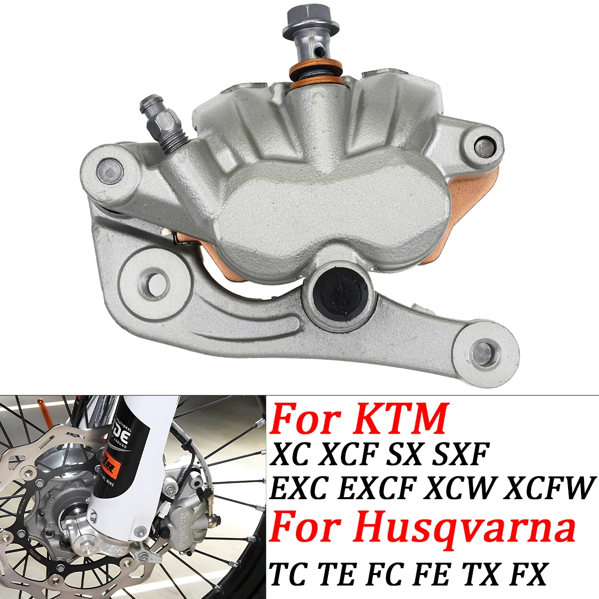 Für KTM XCW XCF-W EXC EXC-F SX SXF XC XCF 6 Tage TPI 125 250 300 350 500 2014-2023 Motorrad Vorderradbremssattel Hauptzylinder