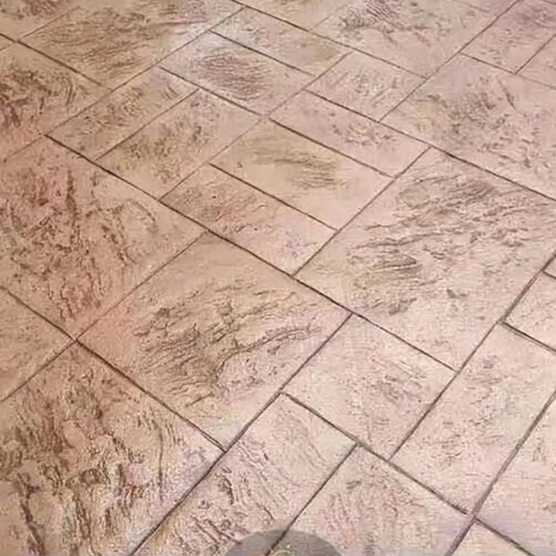 Embossed Floor Mold Stamping Material PU Concrete art color DIY printing ground can be cement mould MYFS
