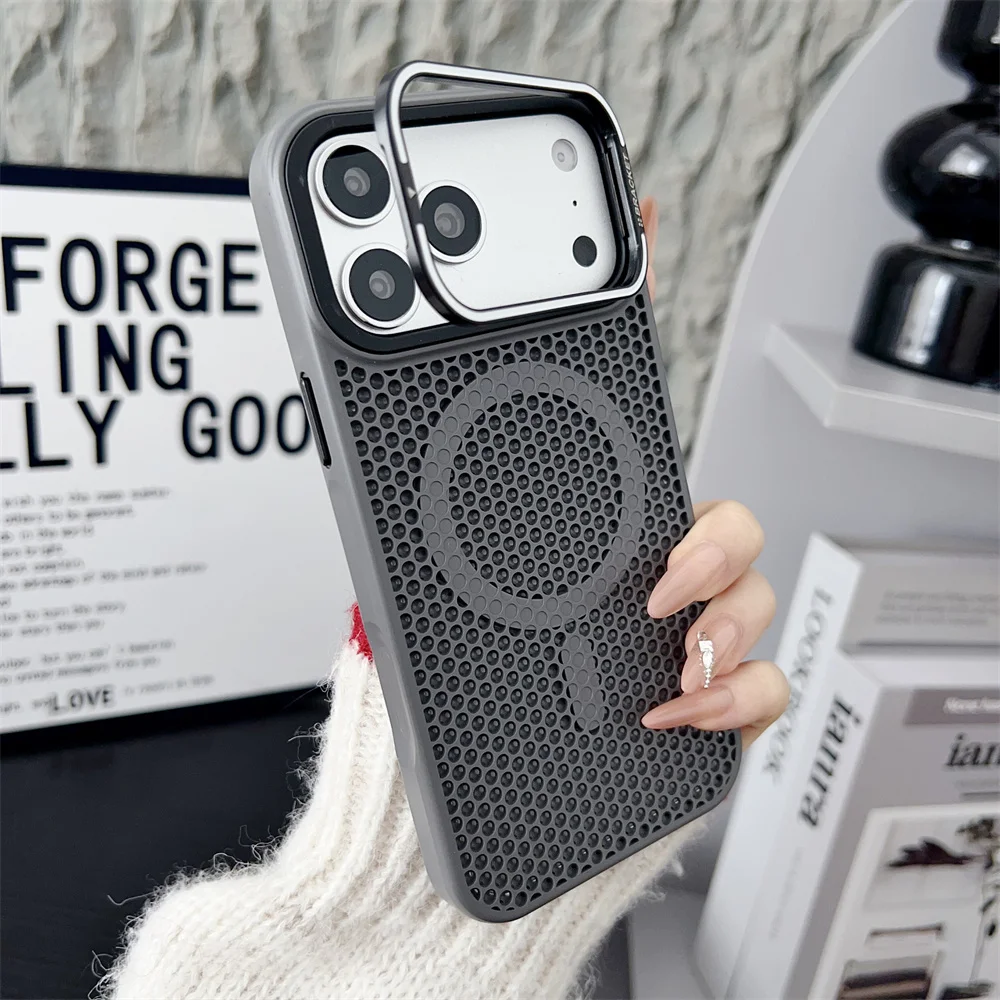 Enhanced Cooling Phone Case with Camera Mount & Wireless Charging Capability