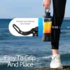 Portable Blender Cordless Self-Cleaning Mini Blender with Lid Silent Mini Travel Blender with Stainless Steel Blades USB Charge 4