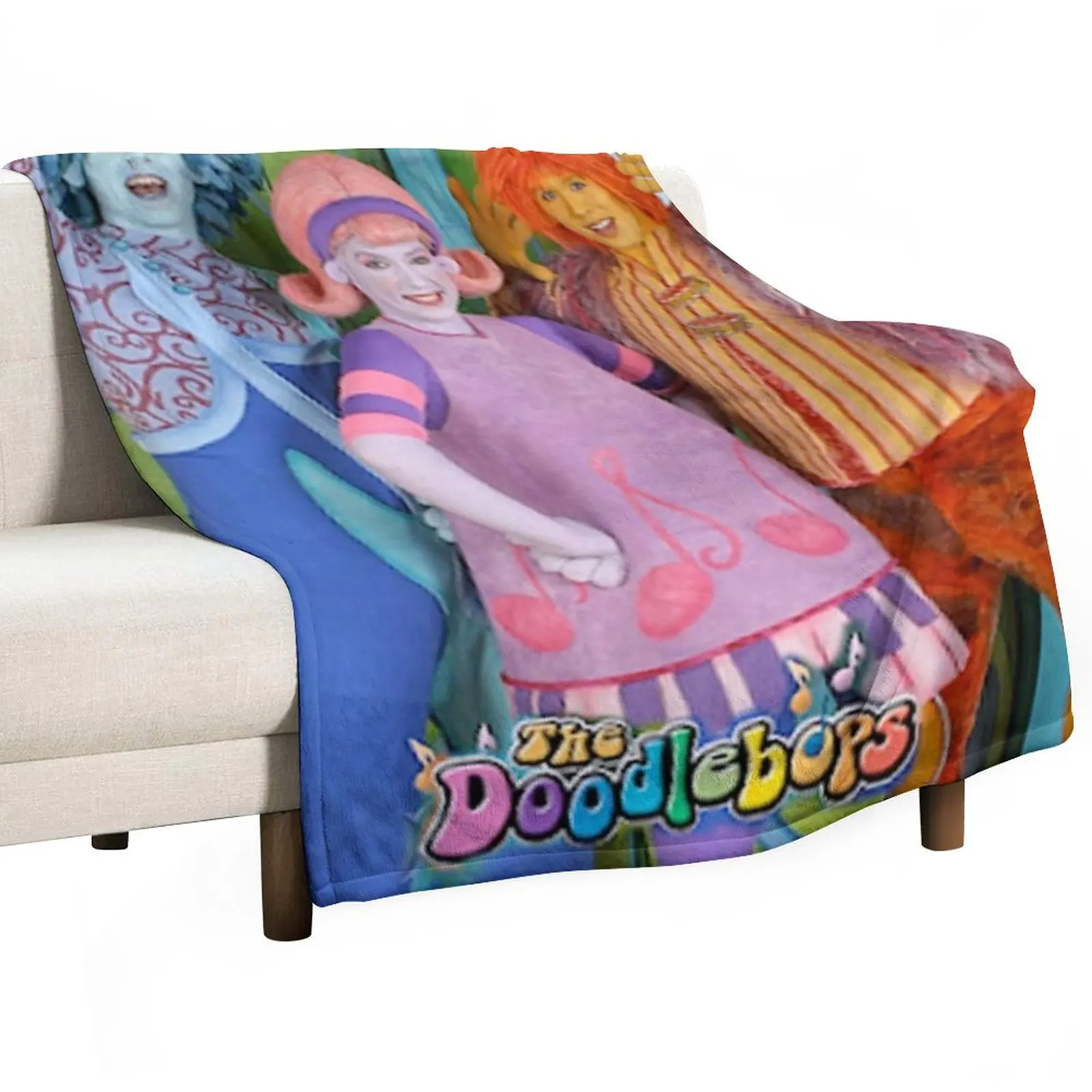 

The Doodlebops Throw Blanket Beach Heavy Fashion Sofas Blankets