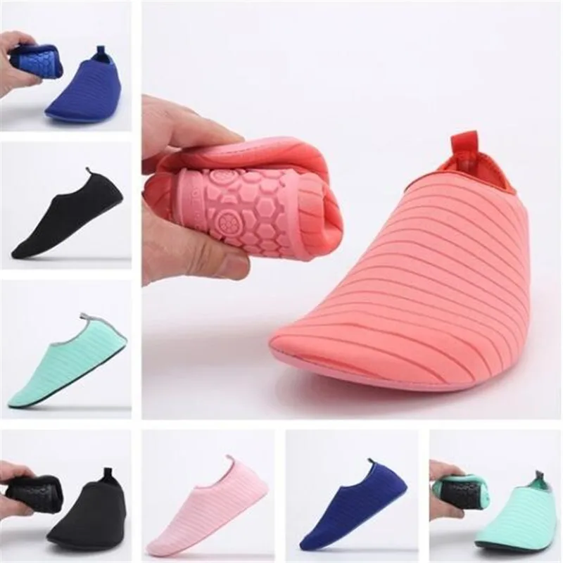 Water Sports Shoes Barefoot Shoes Quick-Dry Aqua Yoga Beach Socks Slip-On Unisex Non-Slip Sneaker Swimming Diving Socks water sports shoes