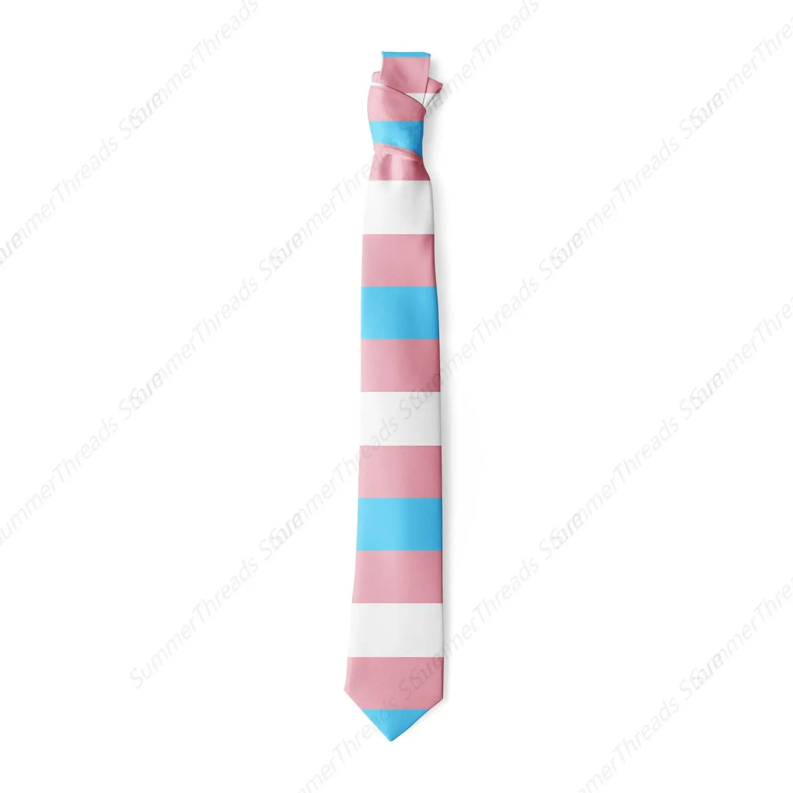 Men's Neckties Transgender Pride Print Neckties for Men Fashion Funny Tie,Novelty Neck Ties for Every Outfit Pride Day