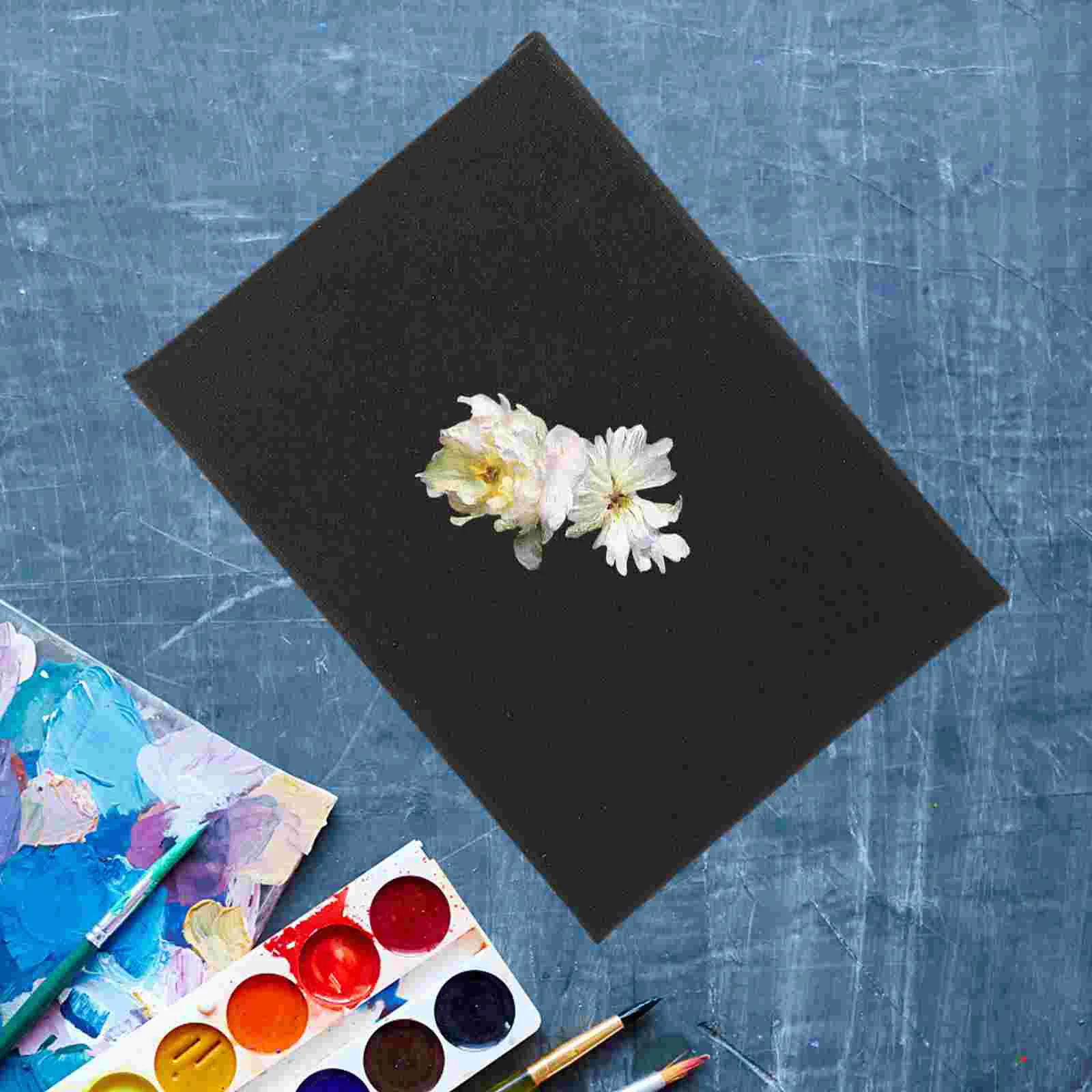 

Black Oil Blank Canvasss DIY Blank Canvasss Cloth Board 45x200cm For Painting Blank Painting Frame Oil Drawing Board