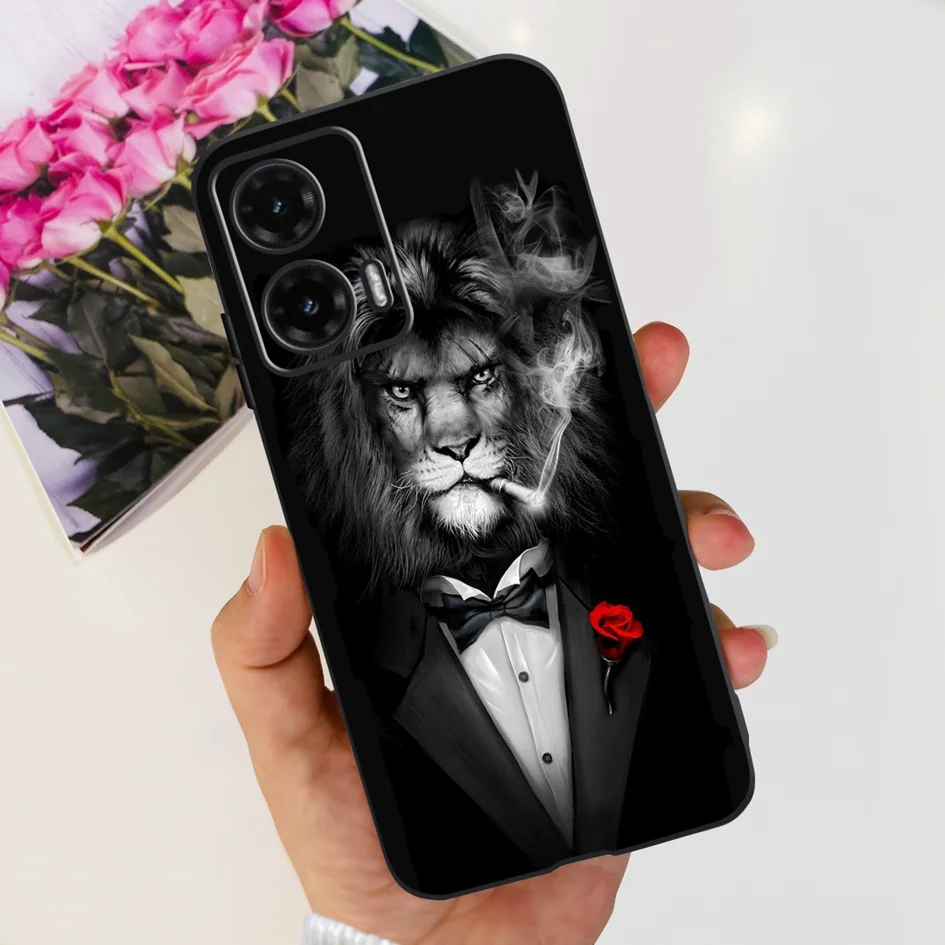 Cute Cartoon Cat Butterfly Soft Silicone Bumper Protective Phone Case
