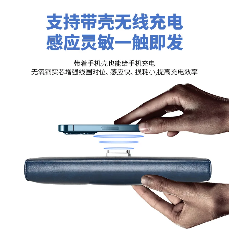 스마트 지문 잠금 충전 메모장, 다기능 비즈니스 회의 노트북, Usb 플래시 드라이브 모바일 전원 메모장