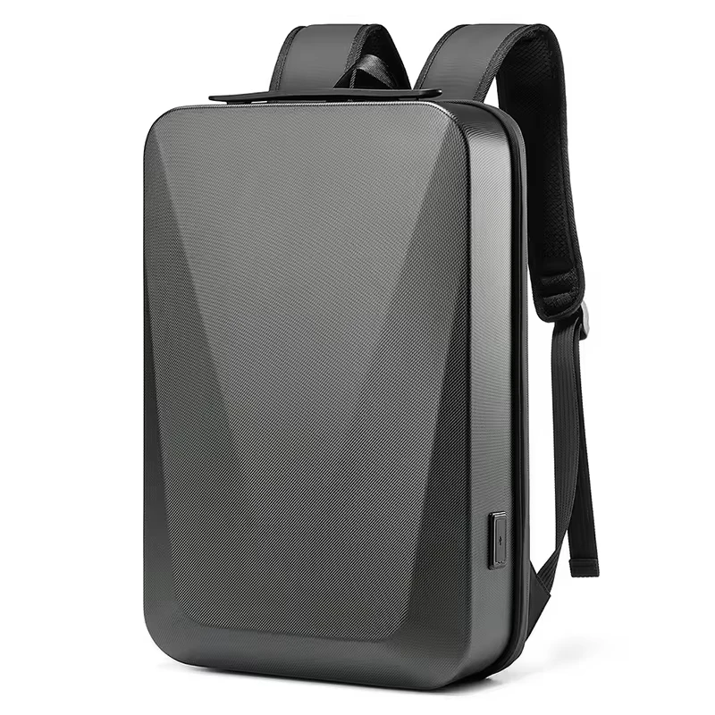 

Men's PC Hard Shell Backpack Trend E-sports Backpack 15.6 Inch Laptop Waterproof Backpack TSA Anti-theft Travel Bags USB Charge