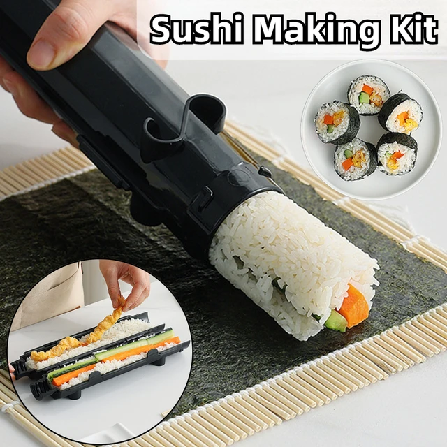 Quick Sushi Maker Mold Japanese Rolled Rice Meat Mold DIY Sushi Making Kit  Machine Kitchen Sushi Bento Tool Sushi Cooking Rolls - AliExpress