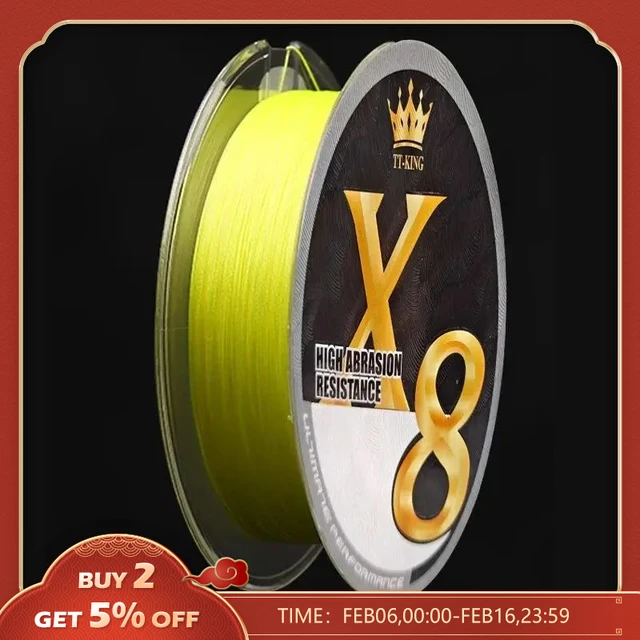 Super Strong 500M 8 Strands Braided Fishing Line Multifilament PE Line 30LB  Multicolor Sea Saltwater Carp