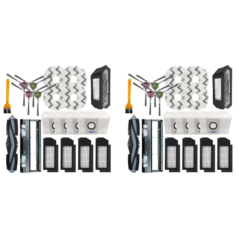 

2 Set Replacement For ECOVACS DEEBOT X1 OMNI TURBO Vacuum Cleaner High Capacity Accessories