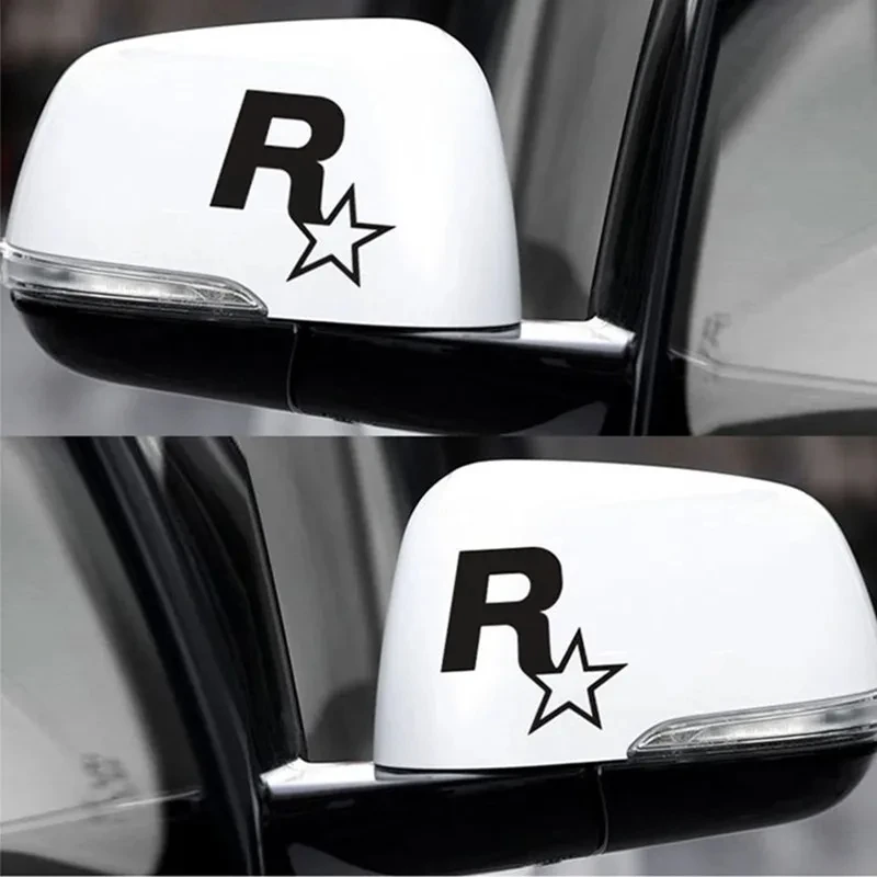 Car Stickers Rockstar Game GTA5 Reflective for Fuel Tank Cap Windshield Bumper Trunk Motorcycle Laptop Phone