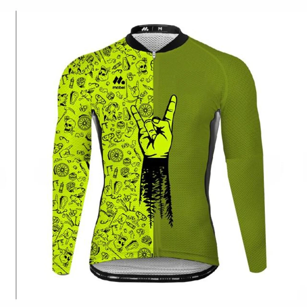 

Maillot Long Sleeve Summer thin Cycling Jersey Clothing Mountain Bike Jersey Road Ciclismo Spring and Autumn Road Bike Apparel