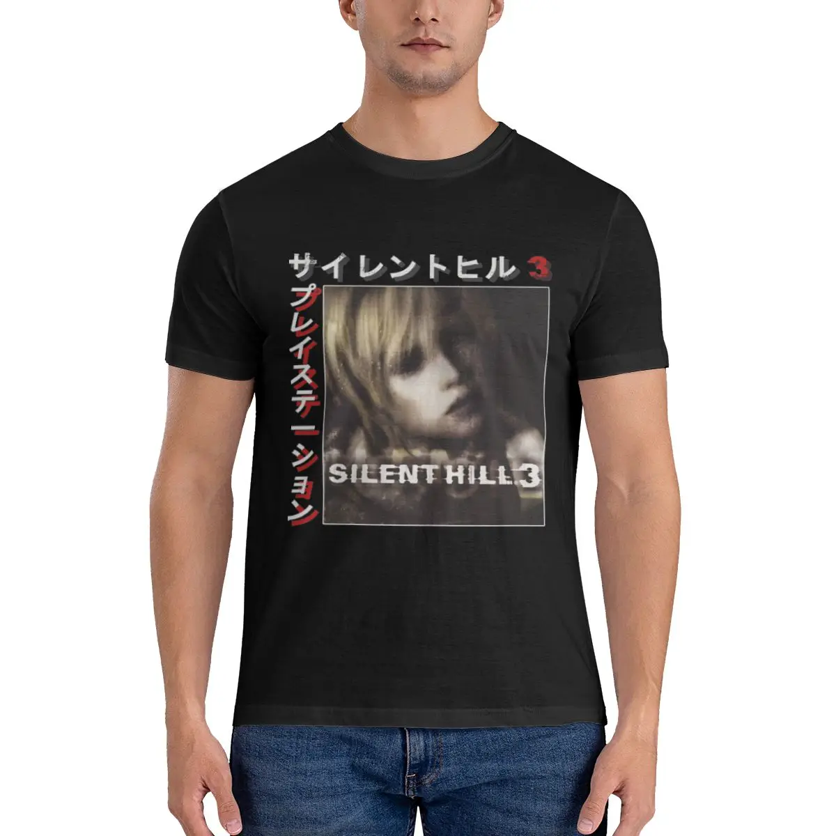 Poster T-Shirt Per Uomo Silent Hill Casual 100% Cotone Tees Girocollo Manica Corta T Shirt Party Tops
