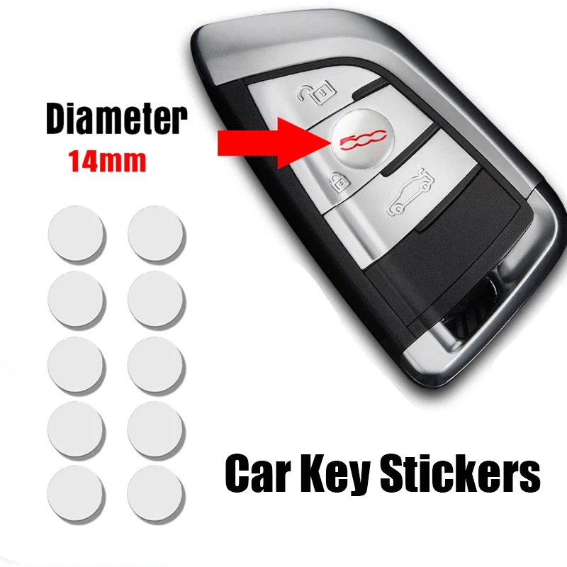 14Mm Alluminio Auto Remote Key Sticker Emblem Accessori Per Dodge Caliber Ram 1500 Caravan Charger Grand Caravan Journey