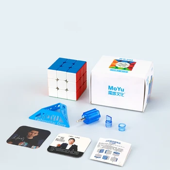 [ECube] Moyu RS3M 2020 3x3x3 Magnetic Magic cube Professional cubo magic Speed cube 3x3 Game cube RS3 M Moyu cubing Puzzle Toys 1