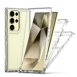 Enhanced Clear Transparent Phone Case - Shockproof Dual Layer Design - A07