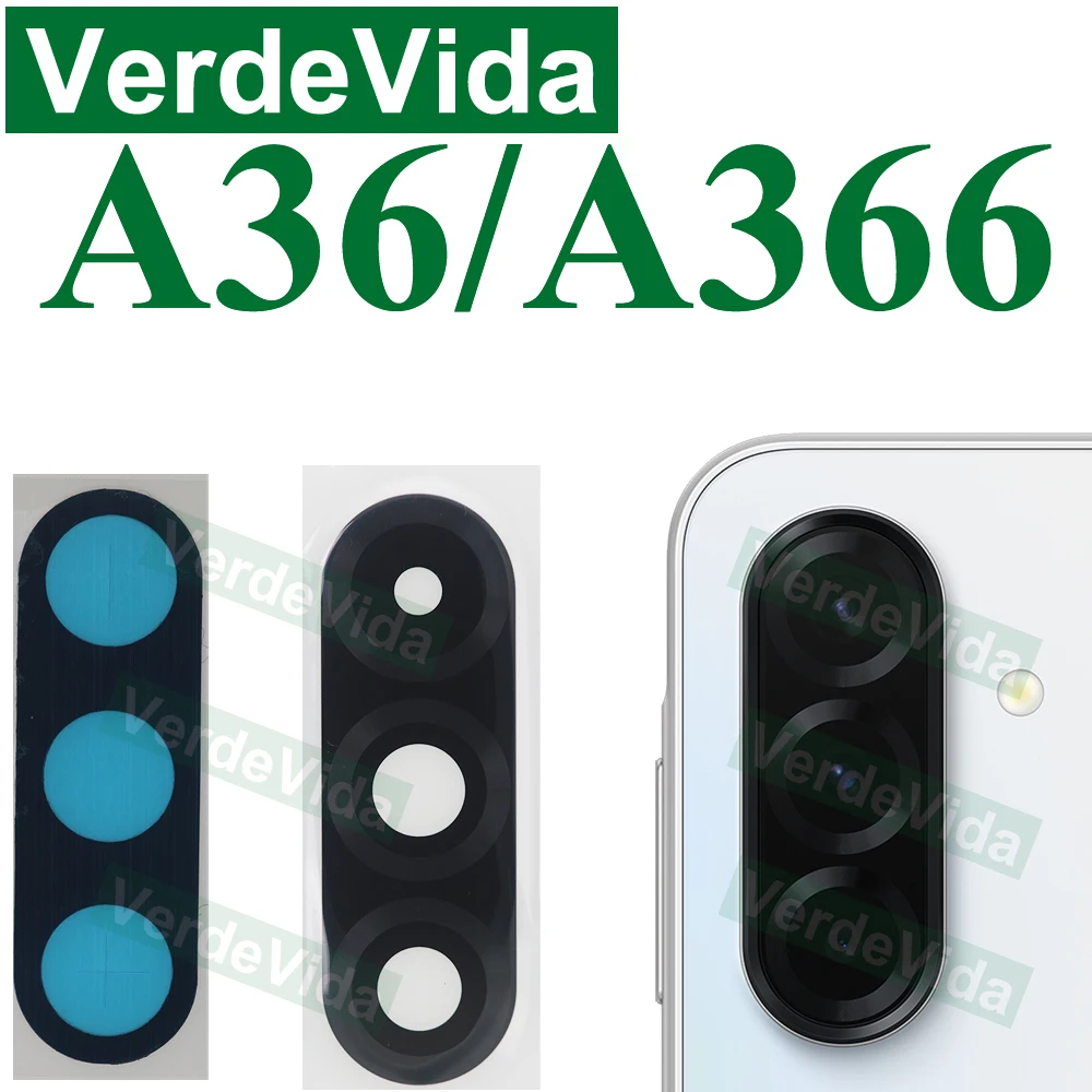 10-Pack Replacement Back Camera Glass Lens with Adhesive Stickers