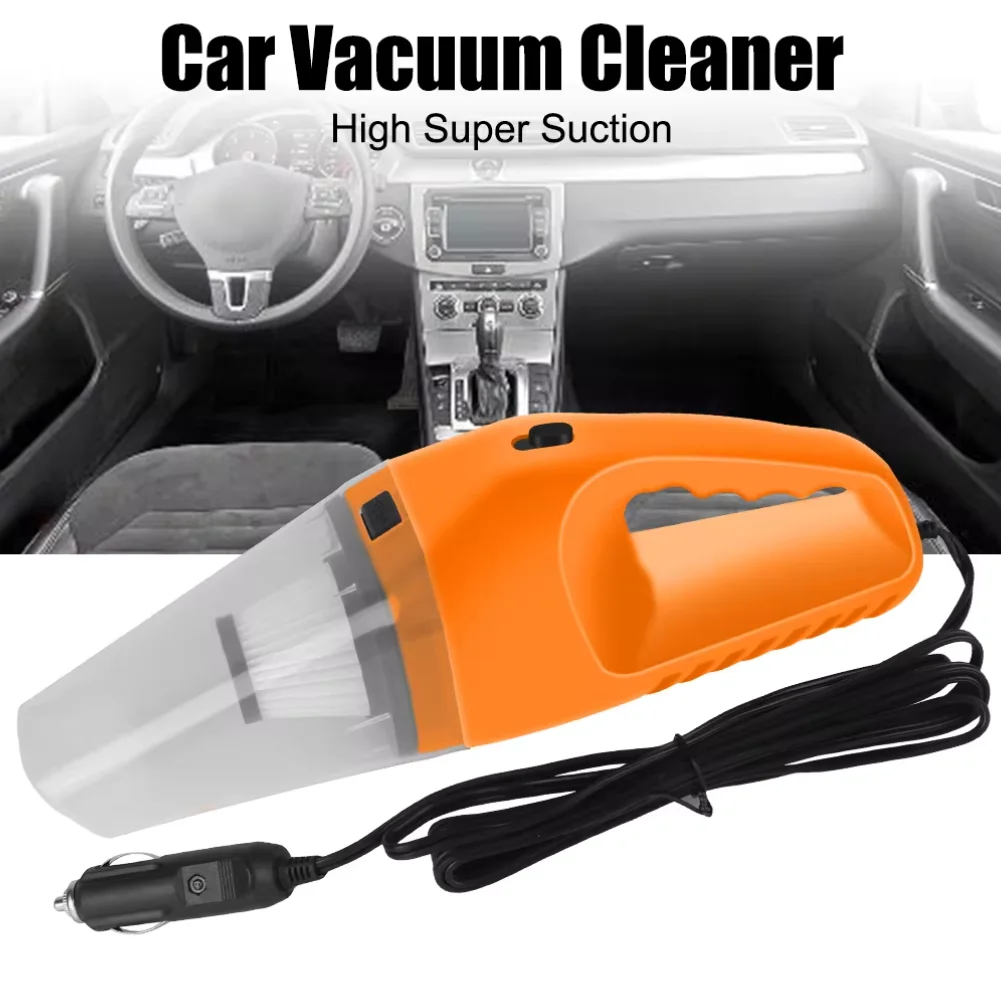 Dust Cleaner with 5M Cable Car Vacuum Cleaner Dry Wet Dual Use Mini Dust Collector Auto Vacuum for Vehicle Home Cleaning