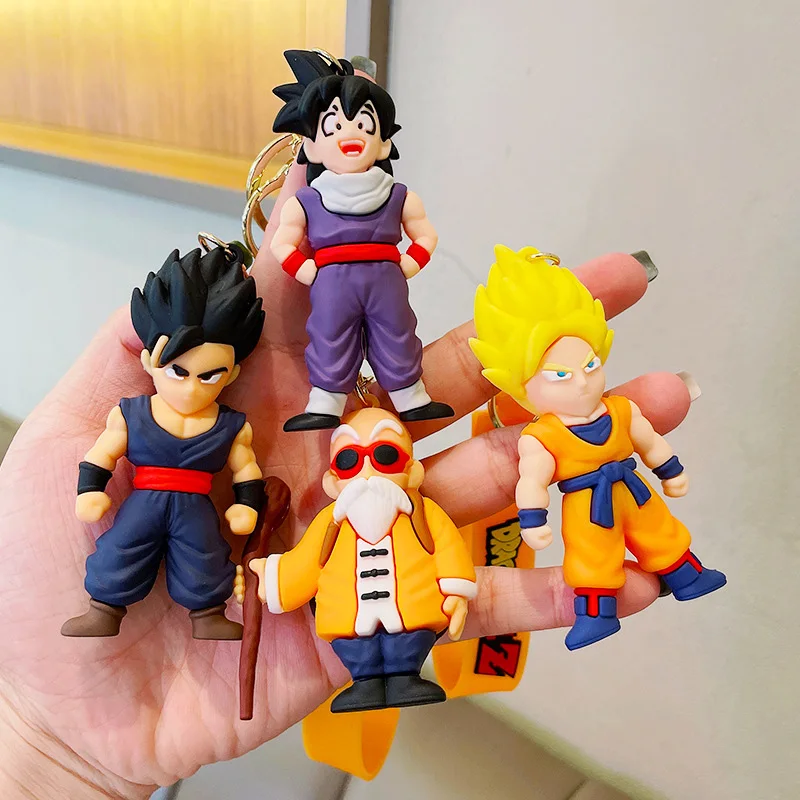 Goku Dragon Ball Doll Anime Action Figures Ball Figure Keychain