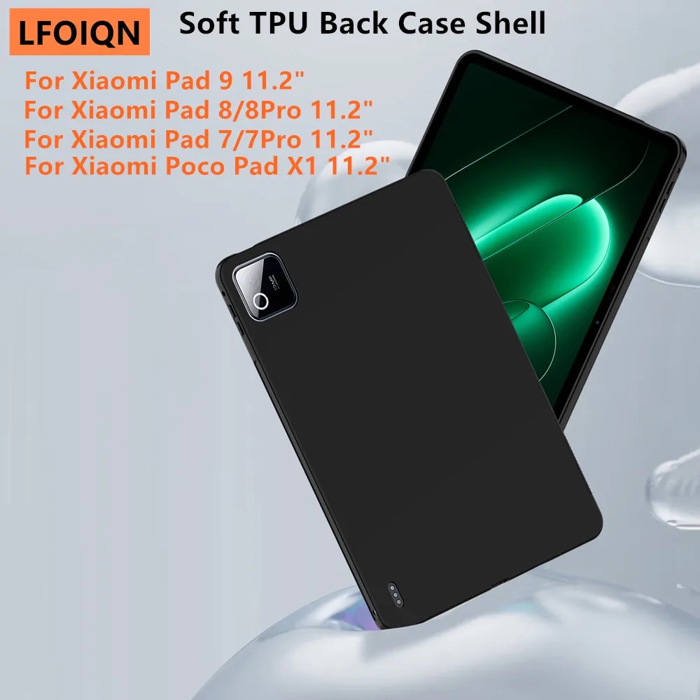 Premium Silicone Protective Tablet Case - Soft TPU Shell Cover