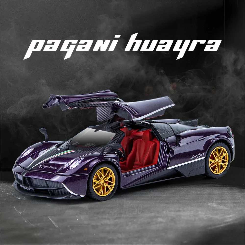 

1:24 Scale Pagani Huayra Alloy Car Model Effect Diecast Car Toys for Boys Birthday Gift Kids Toys Car Collection