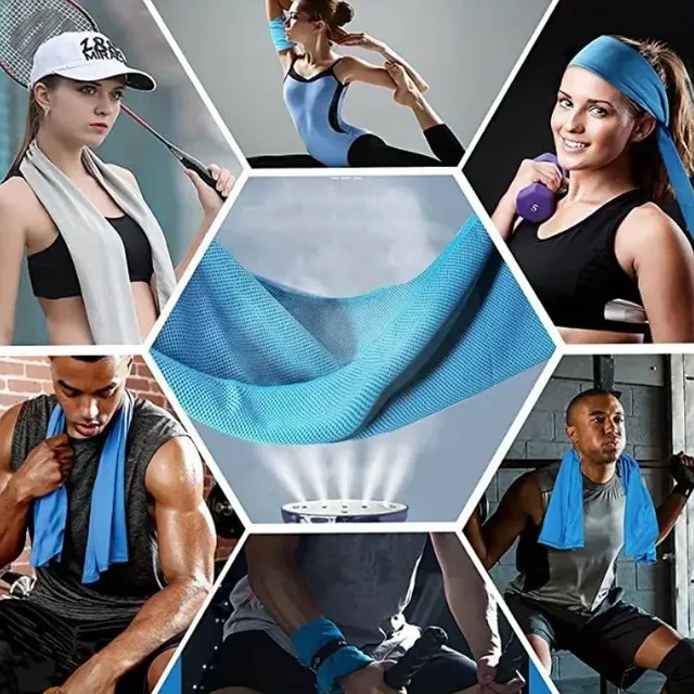 Cold towel Outdoor sports towel Sweat towel Fitness cooling towel 2