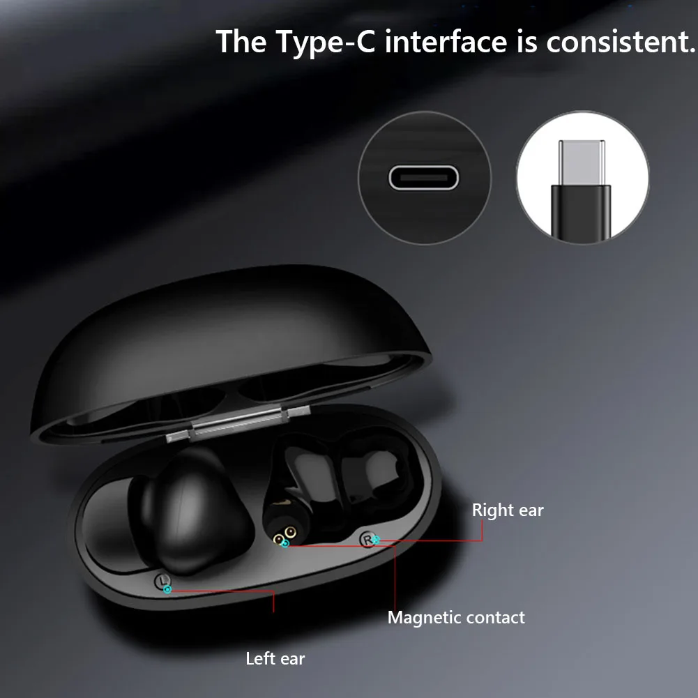 Real-Time Ai Language Translator Headphones Wireless BT Translation Earbuds 144 Languages Translator Earbuds Noise Cancelling