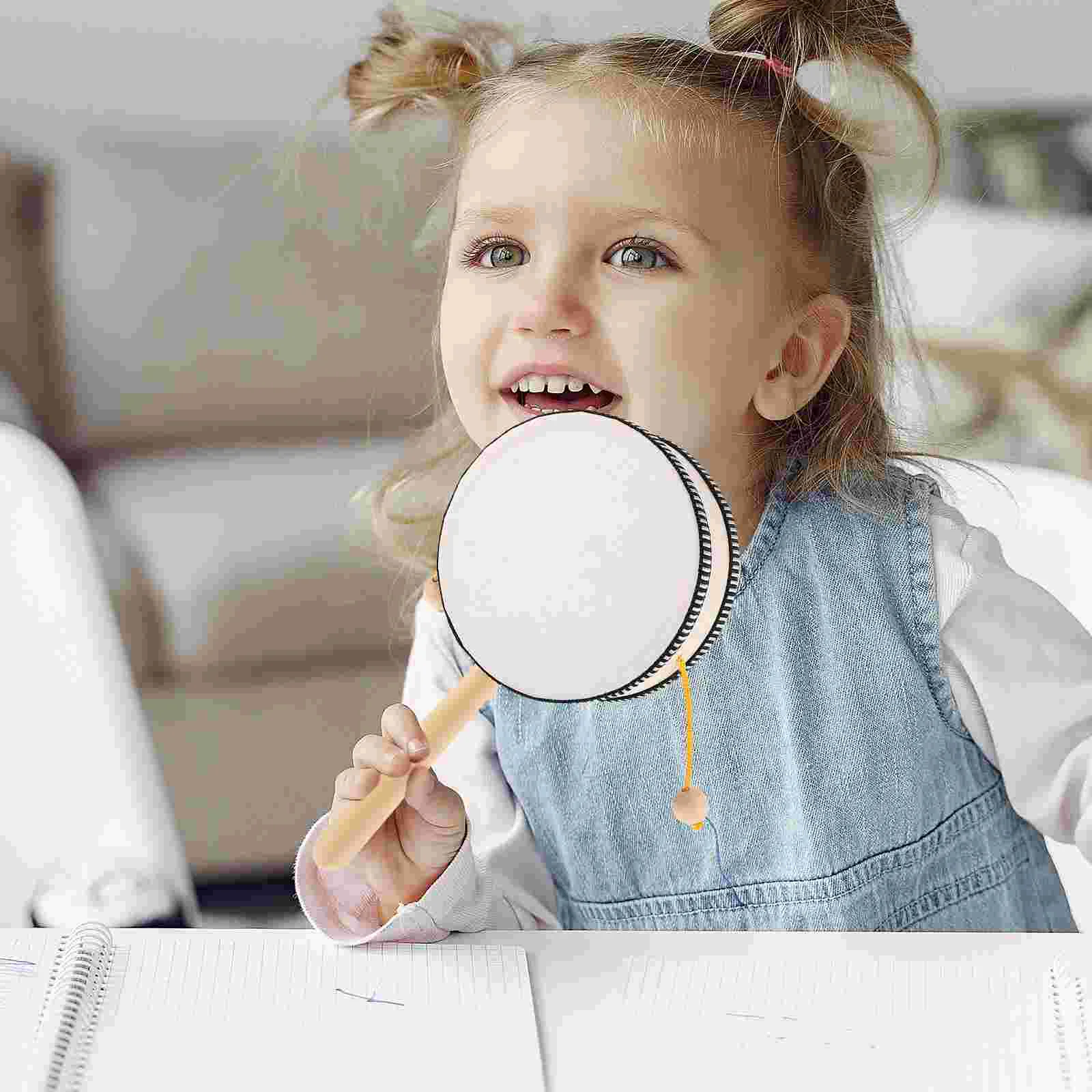 Hand Wave Drum Toddler Baby Clap Shaker Musical Instrument Percussion Children's Drums Crank