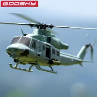 Goosky E2 Simulate Model Airplane 3d Stunt Helicopter Uh-1y Rc Heli X 1